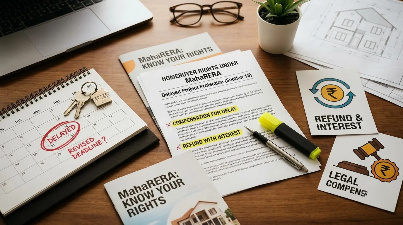 MahaRERA Project Delays: When Can a Buyer Claim Interest, Refund or Compensation?